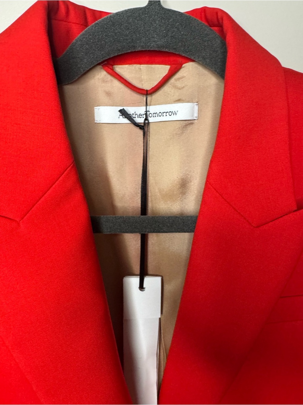 Another Tomorrow single button wool jacket - Picture 3 of 4